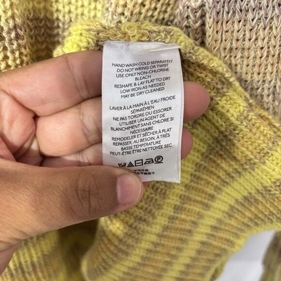 Anthropologie Pilcro Space Dye Cardigan Sweater Ombre Longline Size Large - Picture 8 of 9